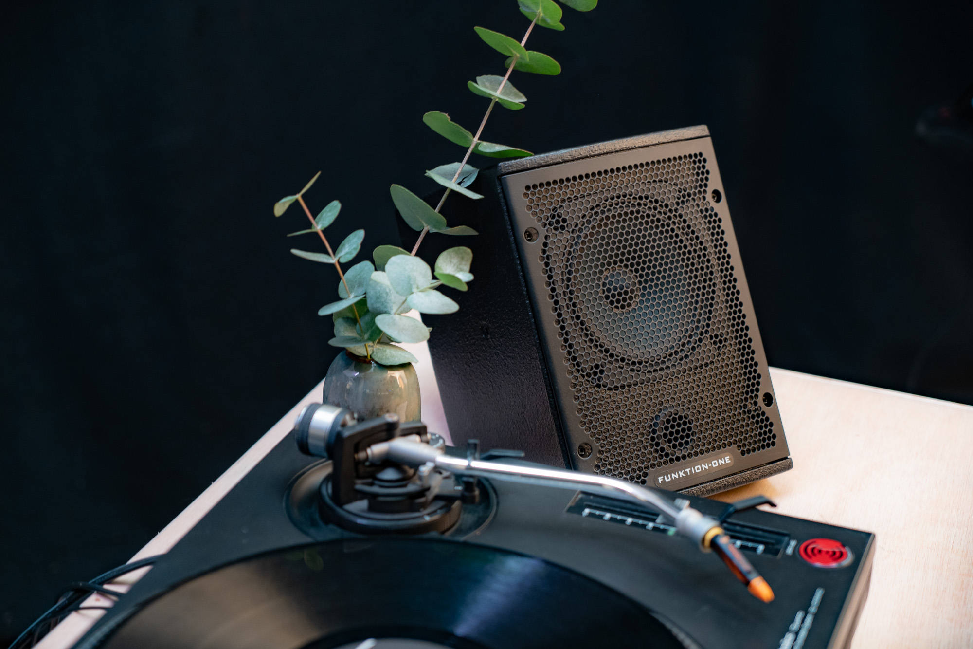 Black Funktion One F5 and Technics 1210MK2