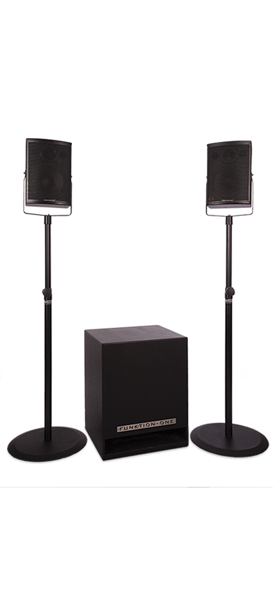 Funktion One F81 and SB210 sound system hire