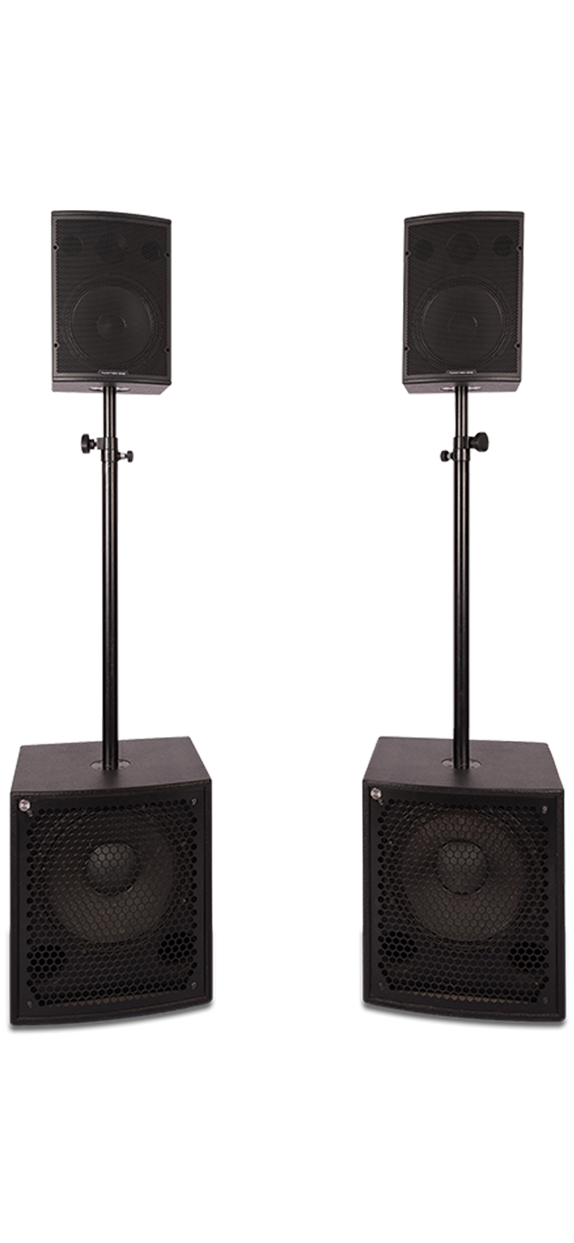 Funktion One F101 and BR115 sound system hire